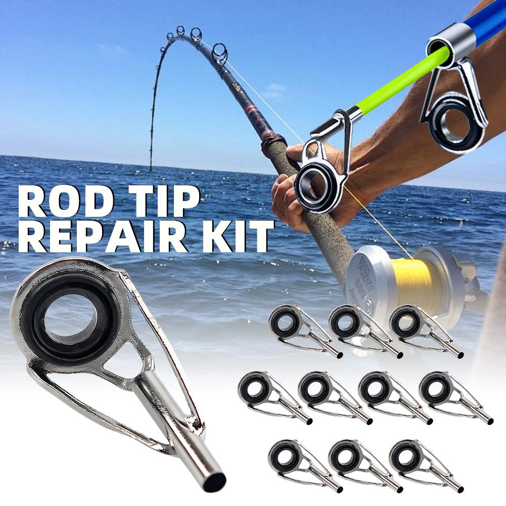 Saltwater Line - Rod Tip Repair Kit 10pcs Fishing