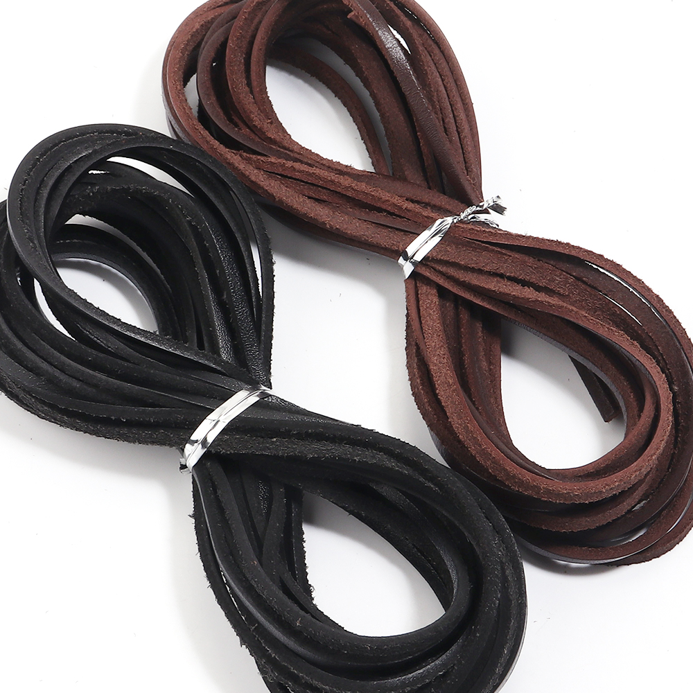 5yards 3mm Genuine Cow Leather - Braided Line avis et prix