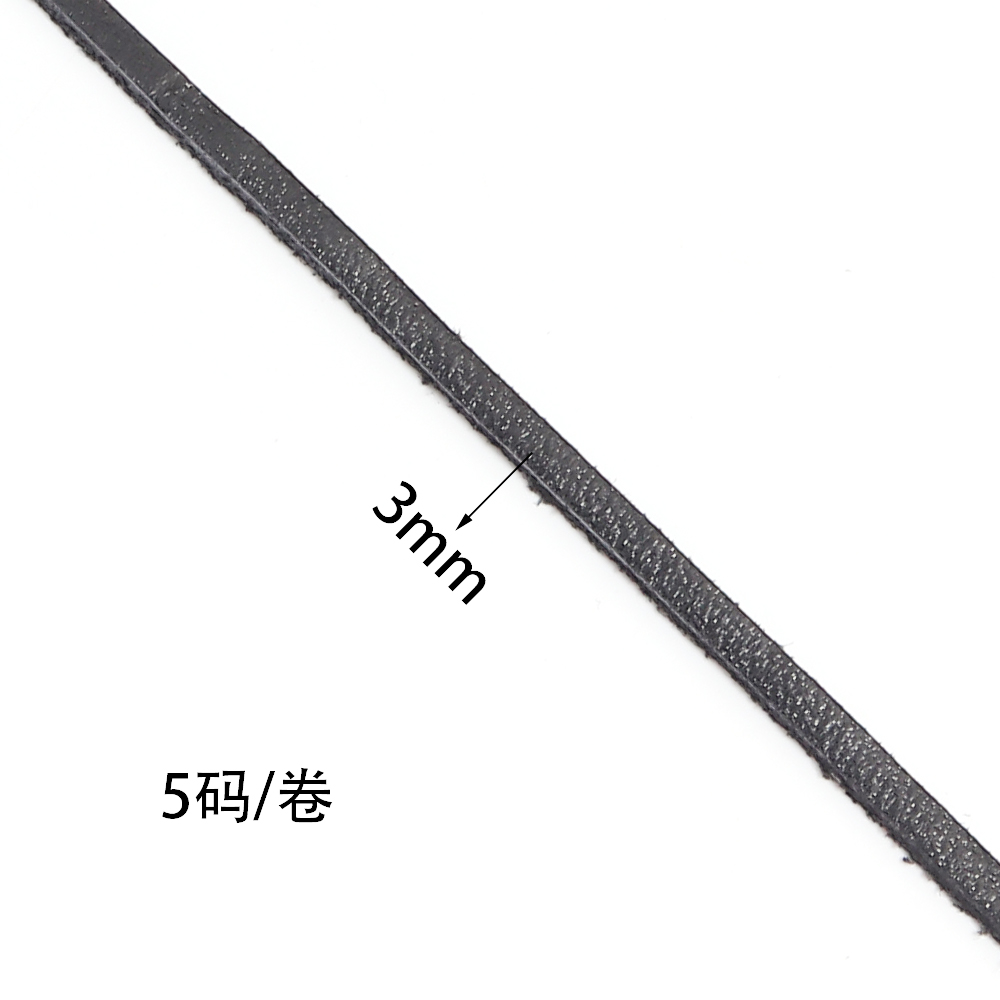 5yards 3mm Genuine Cow Leather - Braided Line avis et prix