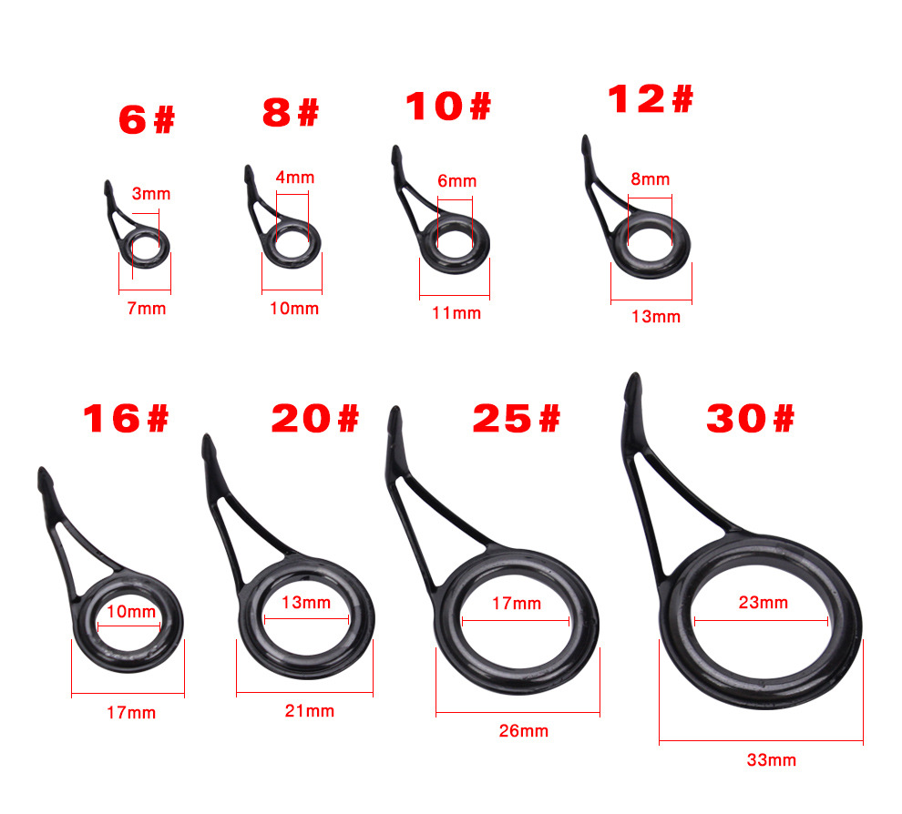Fishing Rod Guide Ring Stainle - Monofilament Line avis et prix