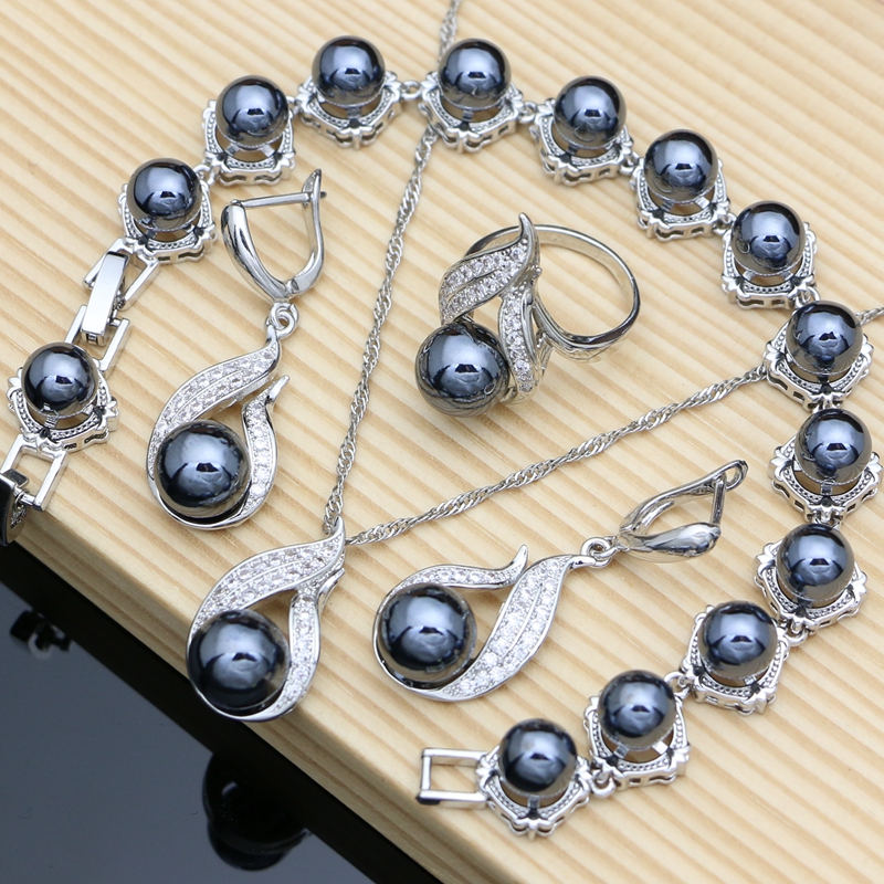 Black Pearls 925 Silver Jewelr - Freshwater Line avis et prix