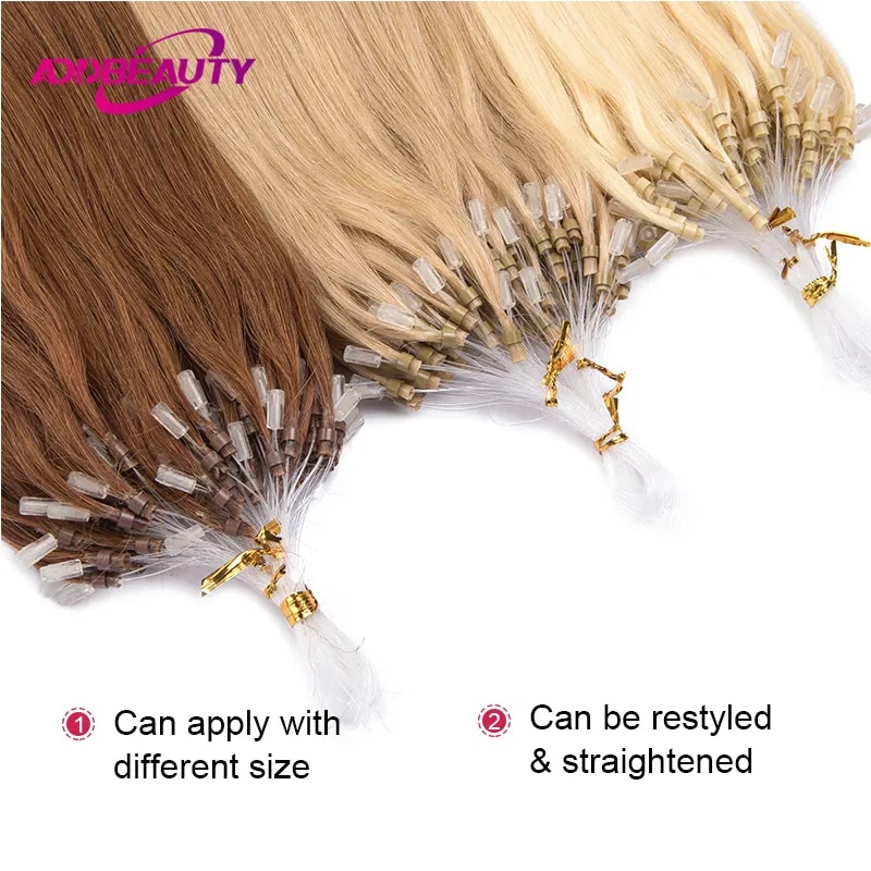 Straight Human Hair Extensions - Monofilament Line avis et prix