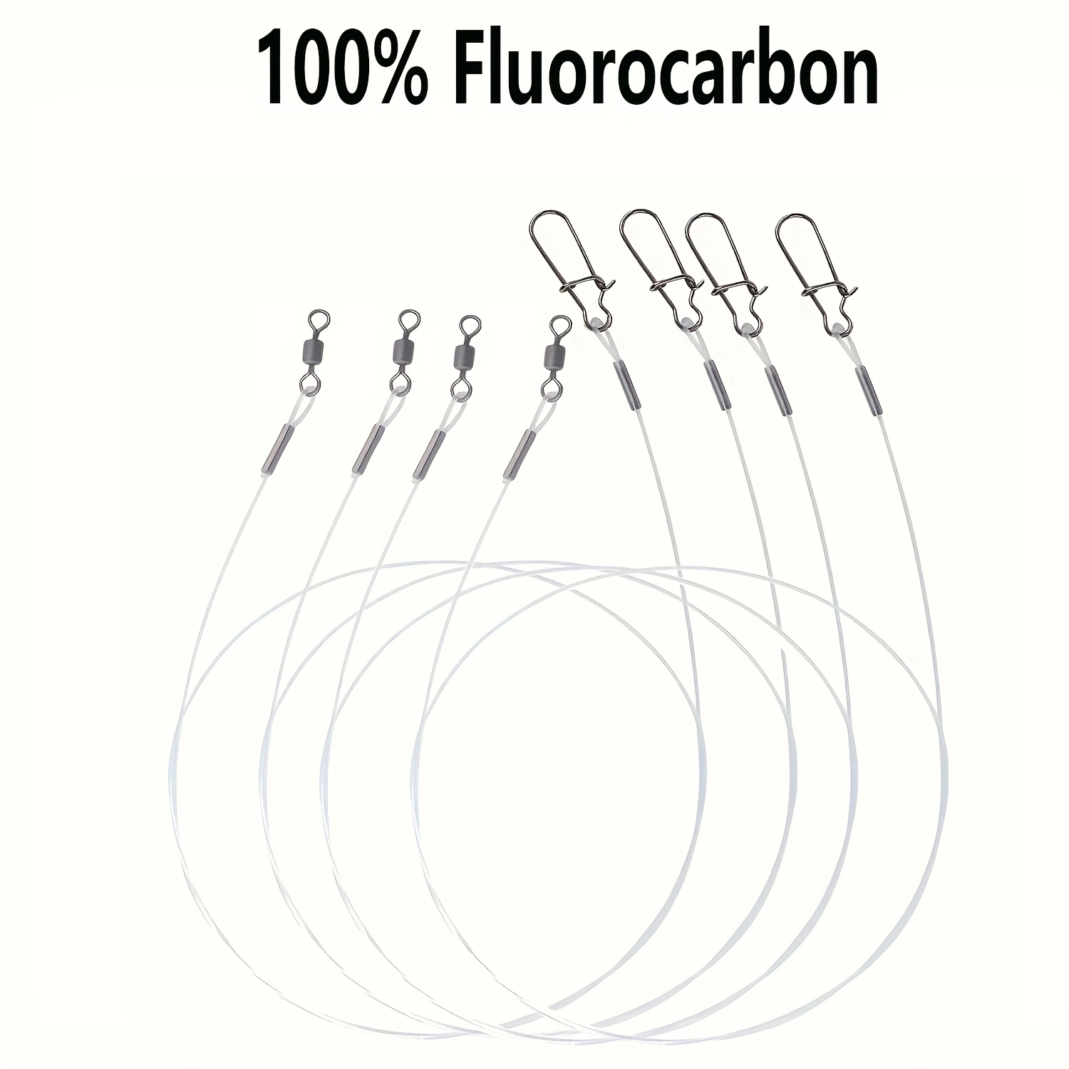 12Pcs 100% Fluorocarbon Fishin - Copolymer Line avis et prix