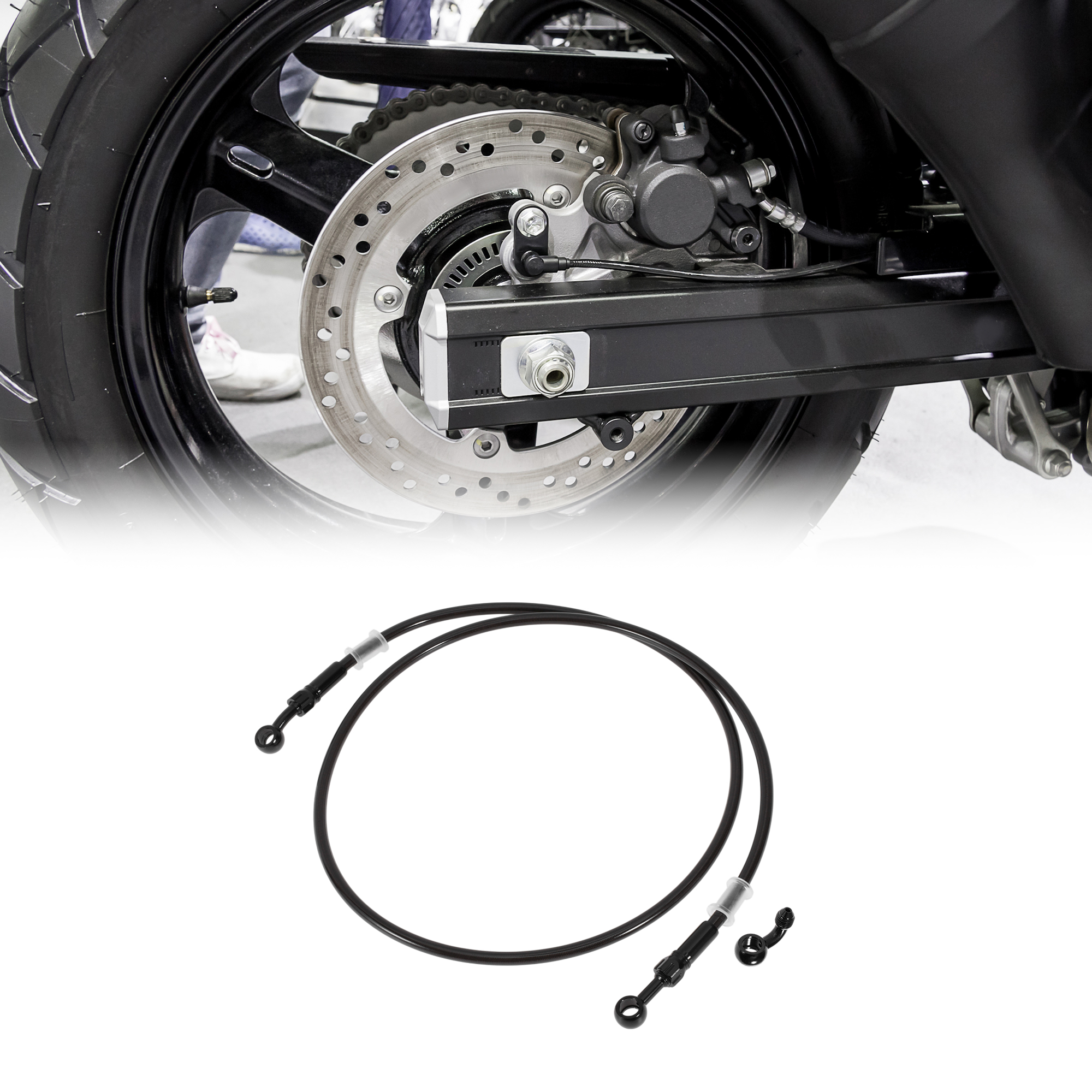 UXCELL 130cm Motorcycle Brake  - Braided Line avis et prix