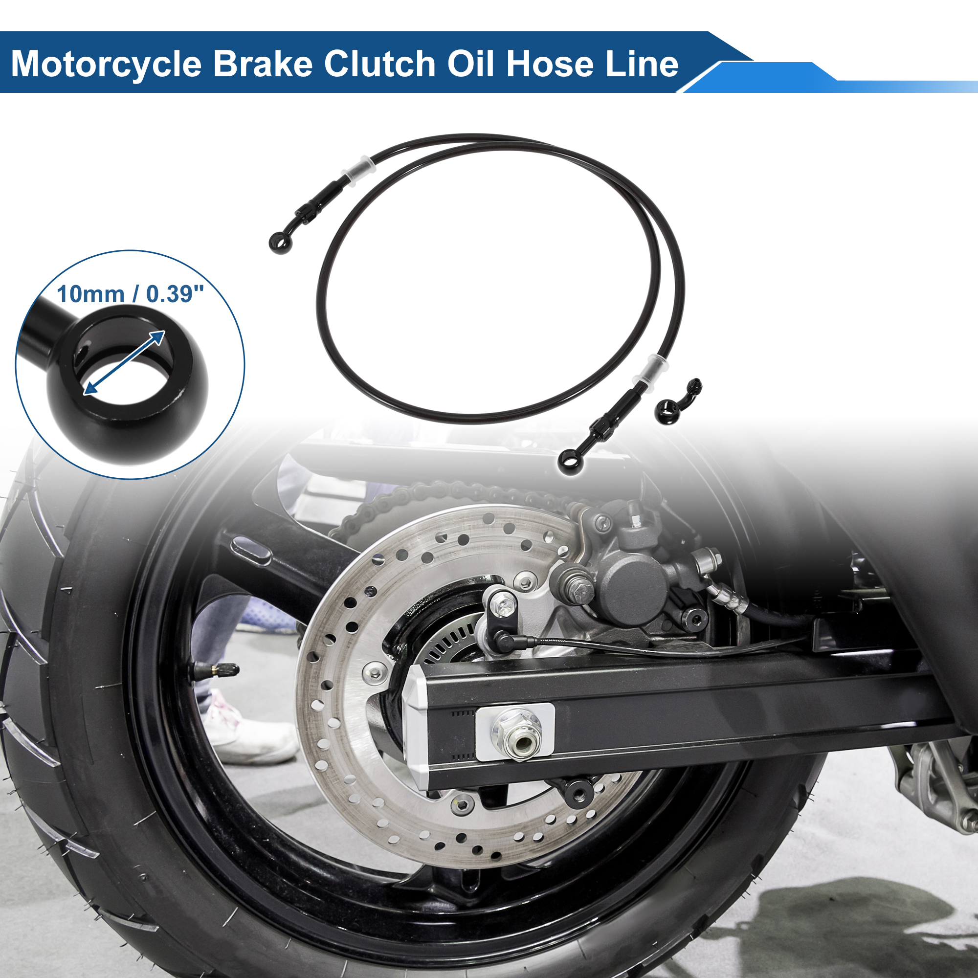 UXCELL 130cm Motorcycle Brake  - Braided Line avis et prix