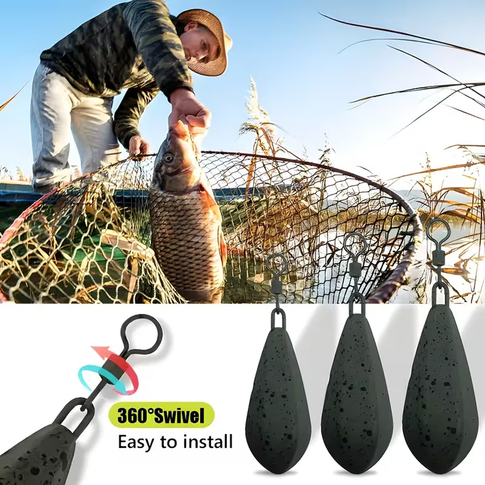 4-Pack Heavy-Duty Carp Fishing - Leader Line avis et prix