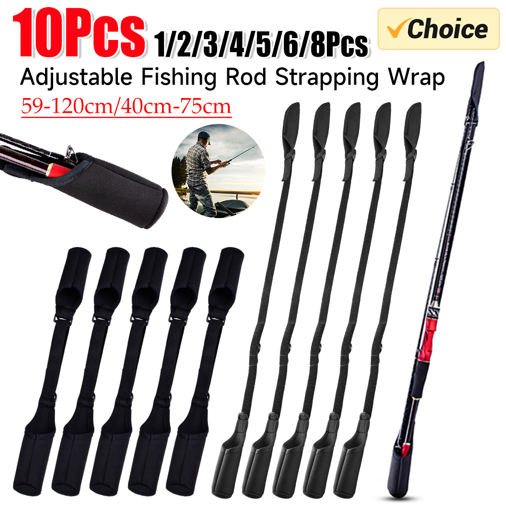 1-10PCS Fishing Rod Socks Srta - Fishing Line Box avis et prix