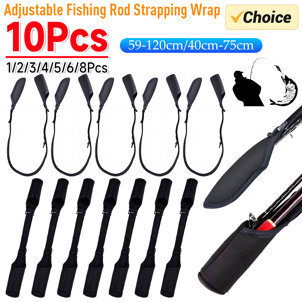 1-10PCS Fishing Rod Socks Srta - Fishing Line Box avis et prix