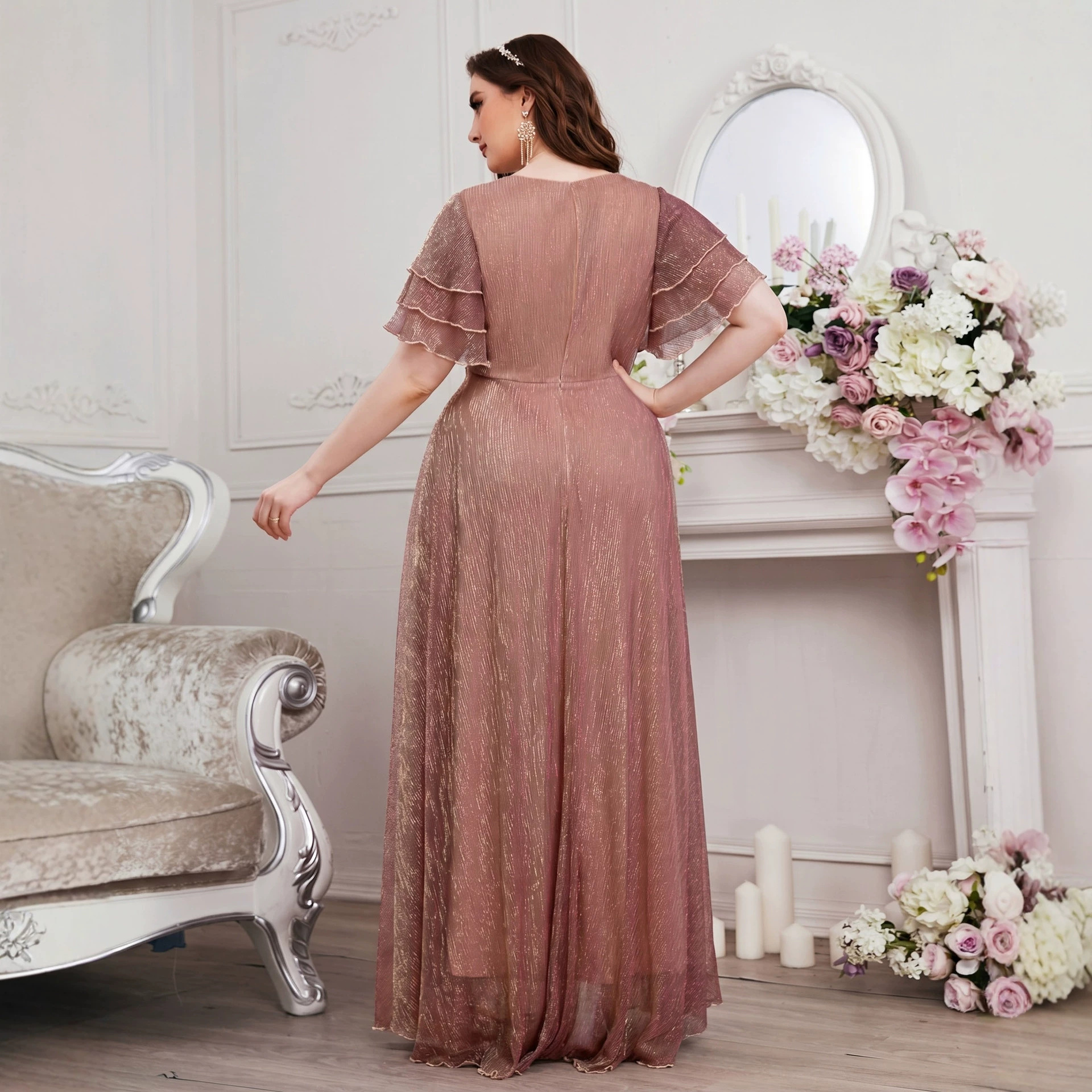 Luxury Curvy Blush Gold Glitte - Fly Line avis et prix