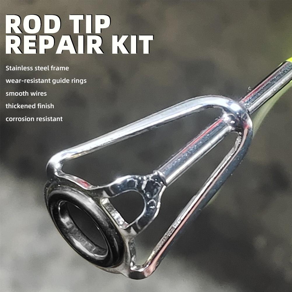 Rod Tip Repair Kit 10pcs Fishi - Saltwater Line avis et prix