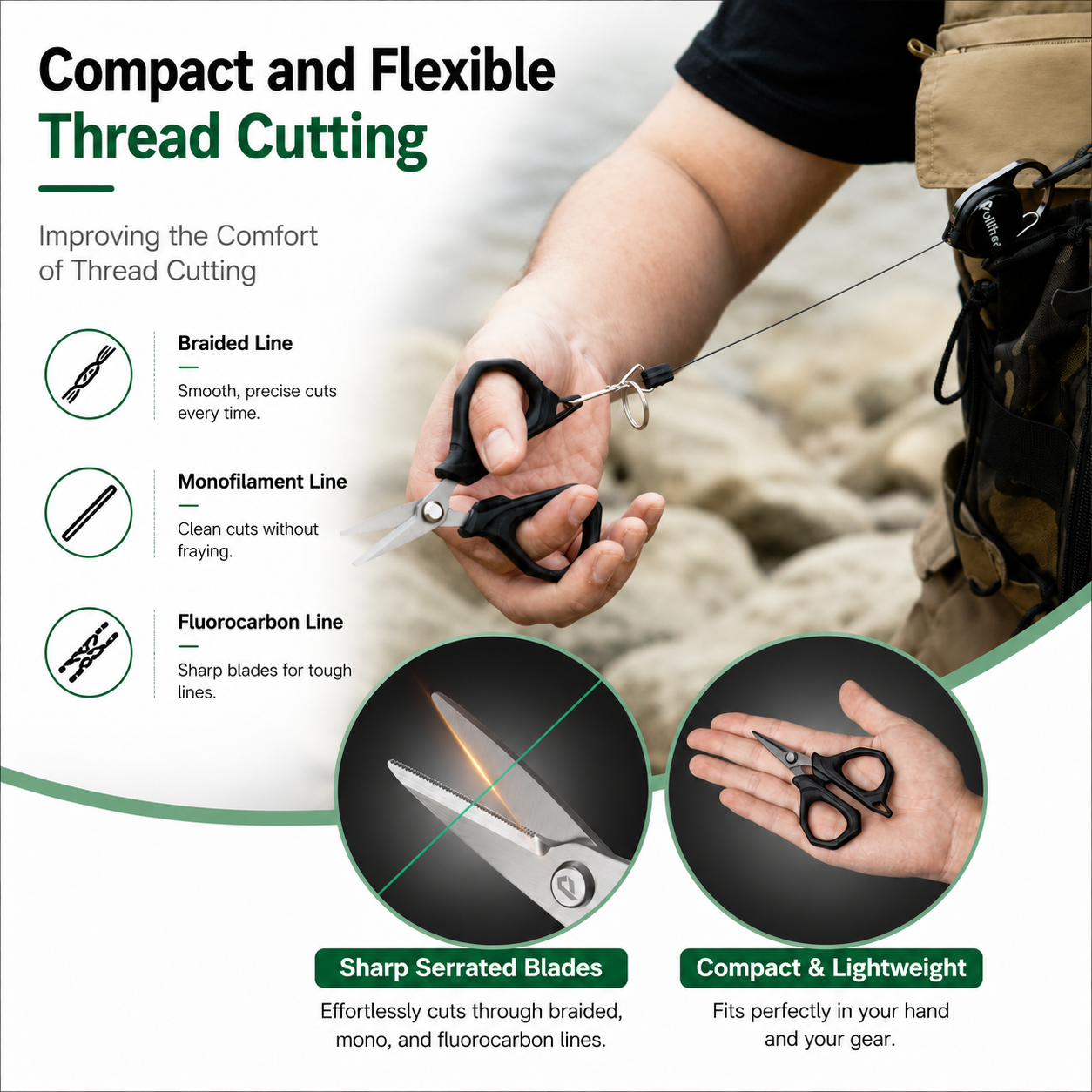 Fishing Scissors Stainless Ste - Fishing Line Cutter avis et prix