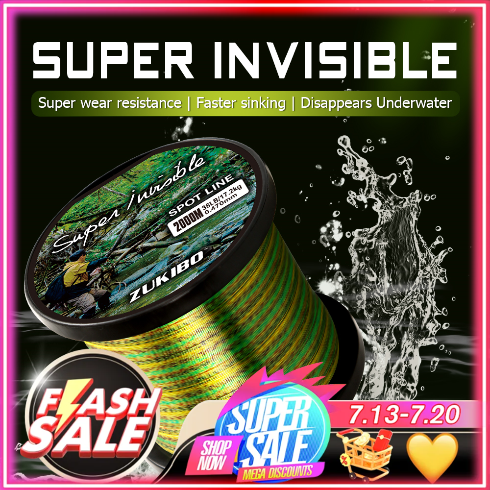 ZUKIBO 1000m 500m 200m Invisib - Copolymer Line avis et prix