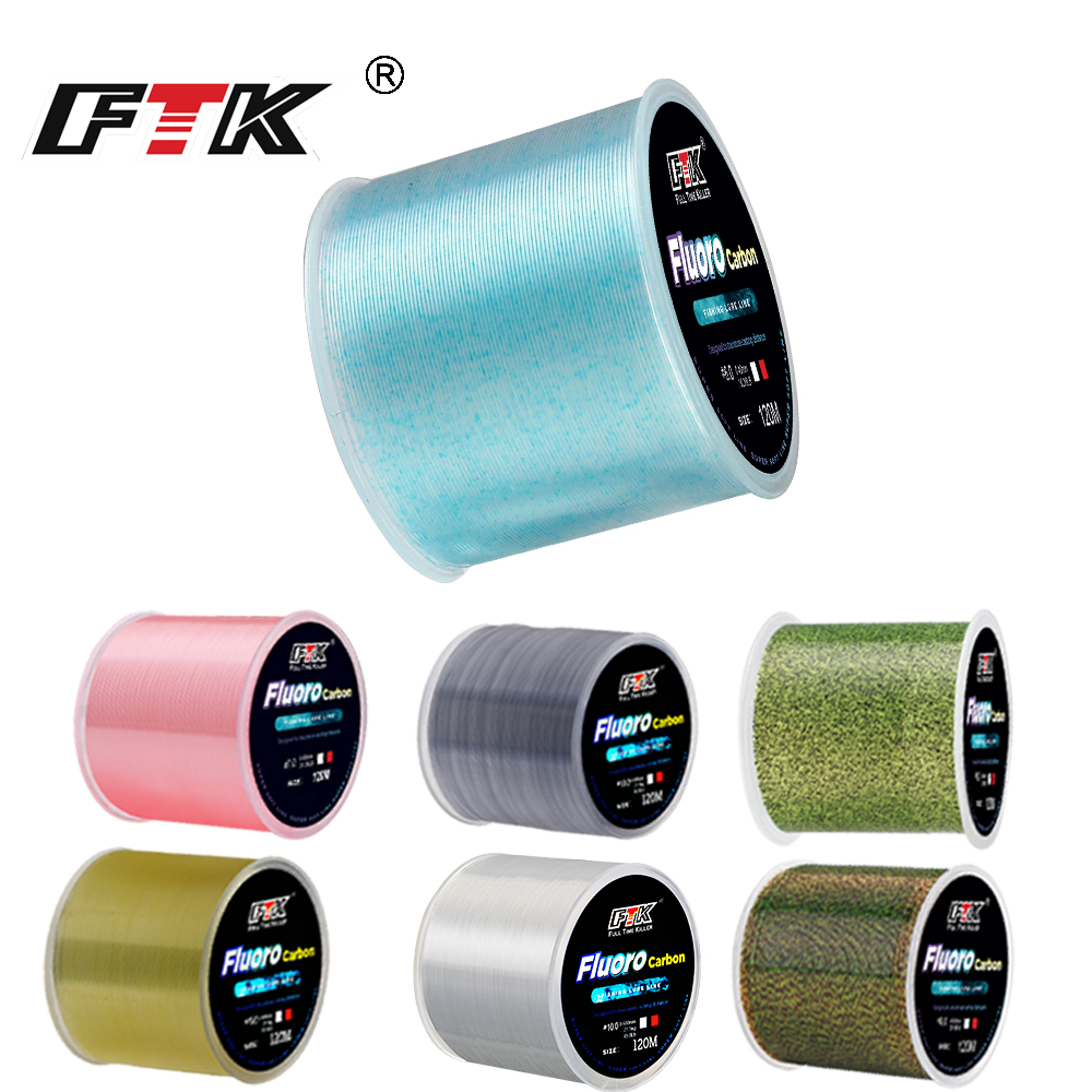 FTK 120m Invisible Fishing Lin - Fluorocarbon Line avis et prix