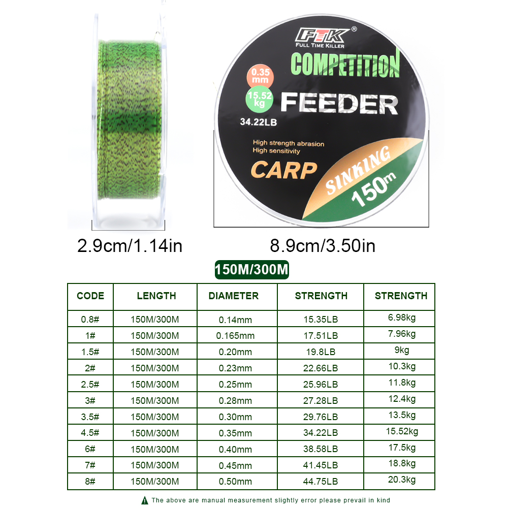 FTK  3D Invisible Carp Fishing - Ice Fishing Line avis et prix