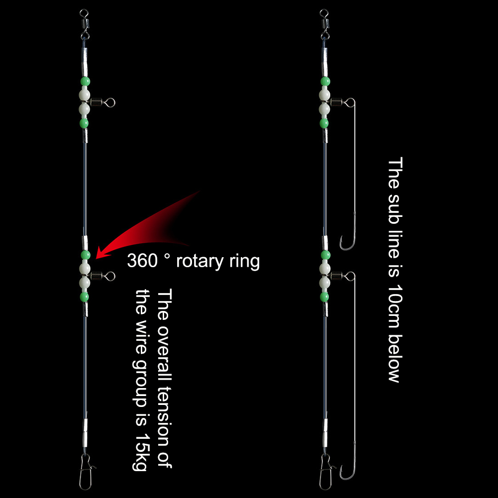 Night Glow Fishing Leaders Fis - Freshwater Line avis et prix