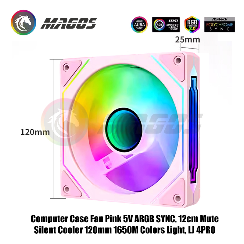 Computer Case Fan Pink 5V ARGB - Fly Line avis et prix