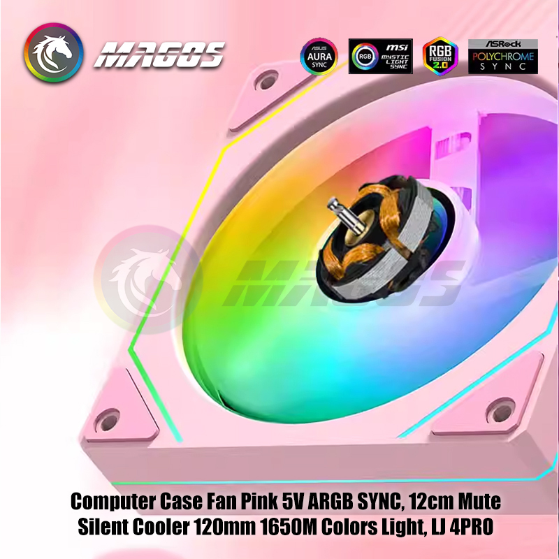 Computer Case Fan Pink 5V ARGB - Fly Line avis et prix