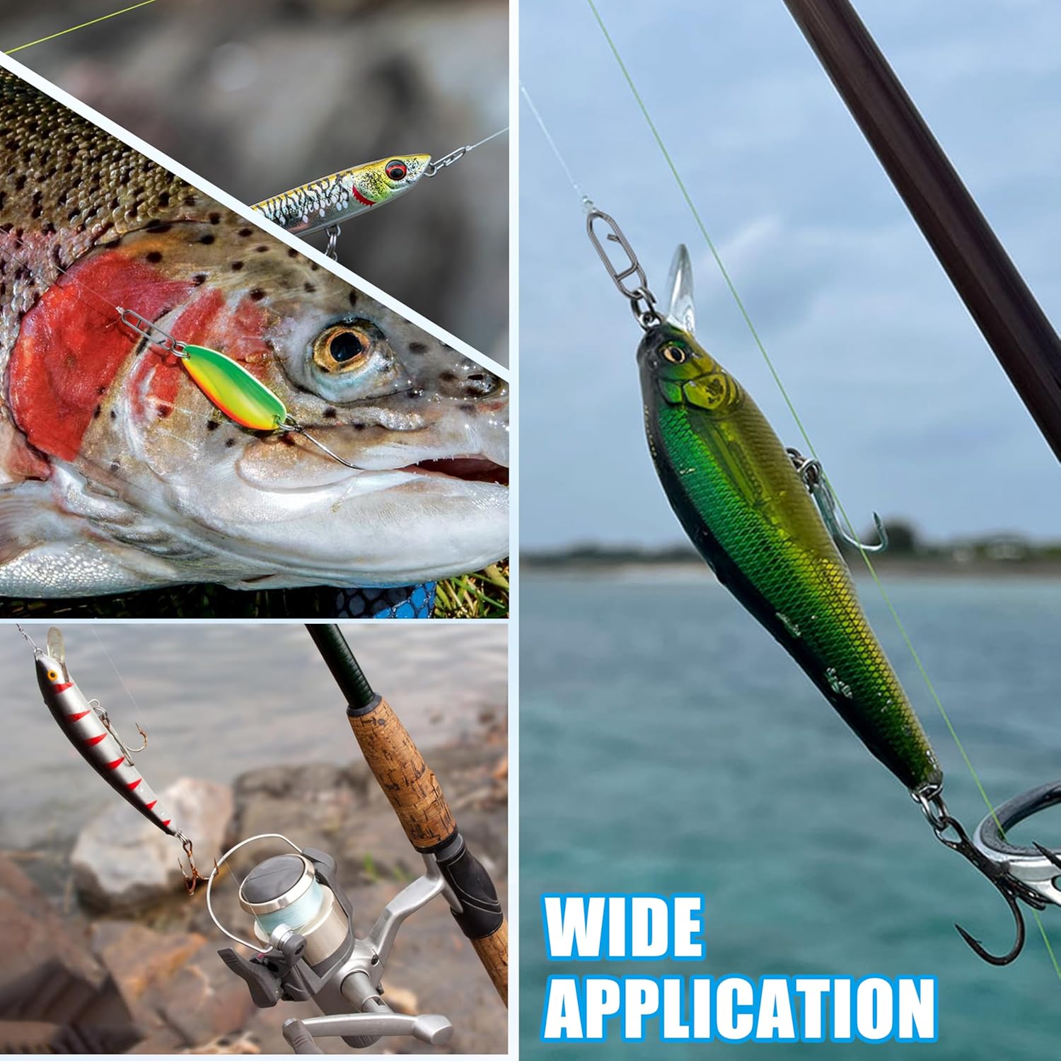 9KM Fishing Snap Kit 110pcs Po - Saltwater Line avis et prix