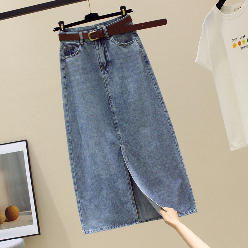 Sexy Wrap Buttocks Denim Skirt - Fly Line avis et prix