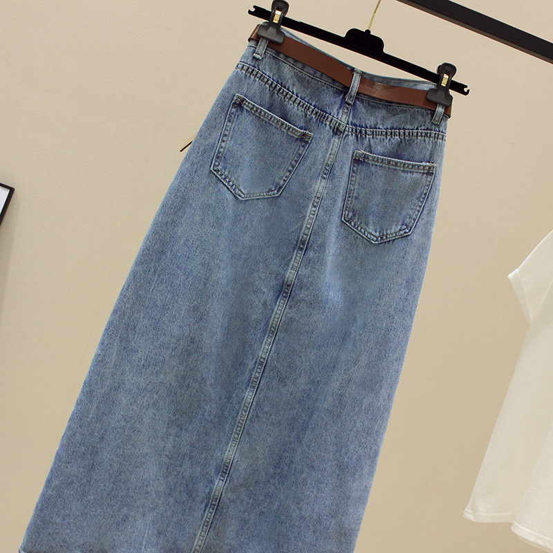 Sexy Wrap Buttocks Denim Skirt - Fly Line avis et prix