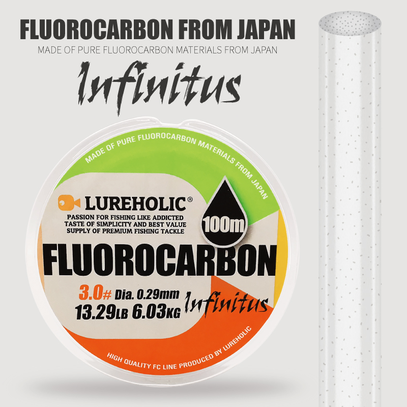 Lureholic Infinity Utra Soft 1 - Fluorocarbon Line avis et prix