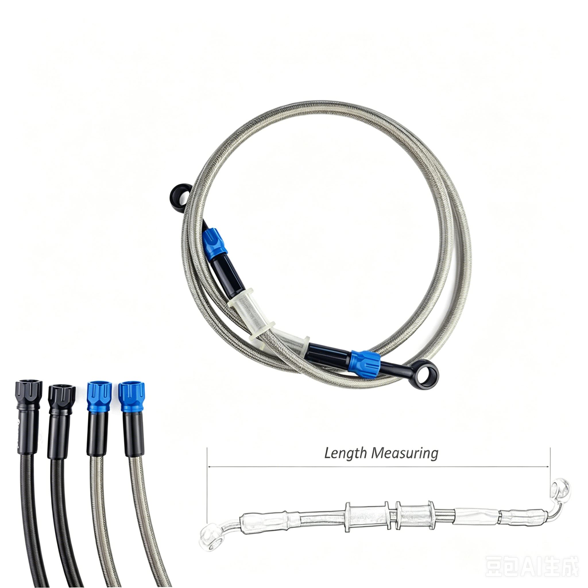 Motorcycle Brake Hose AN3 Brai - Braided Line avis et prix