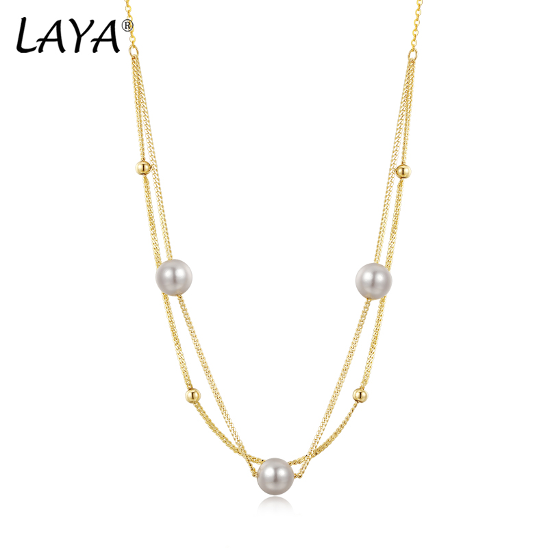 LAYA Minimalist Shell Pearl Mu - Freshwater Line avis et prix
