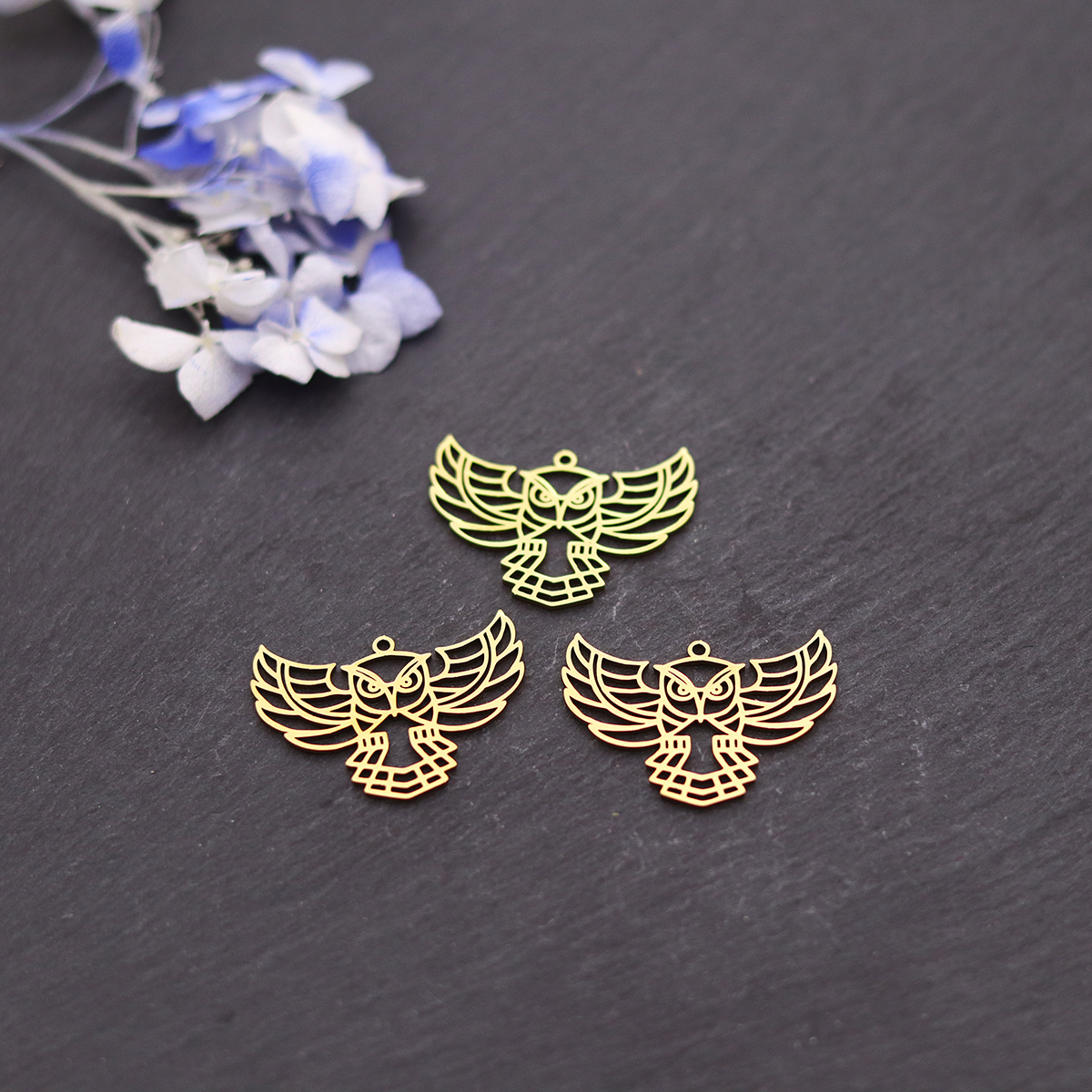3pcs Owl Stainless Steel Charm - Fly Line avis et prix