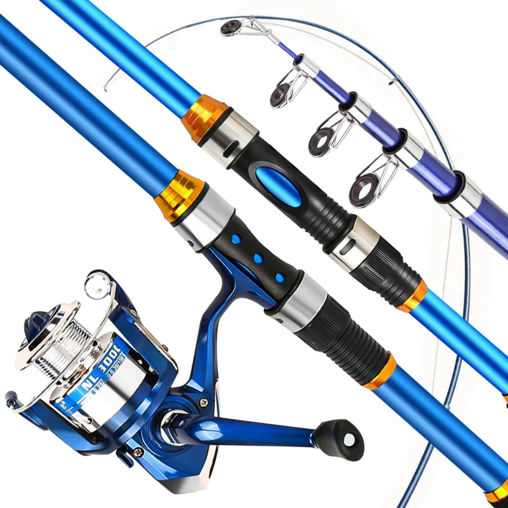 2.1-3.6M Telescopic Glass Fibe - Saltwater Line avis et prix