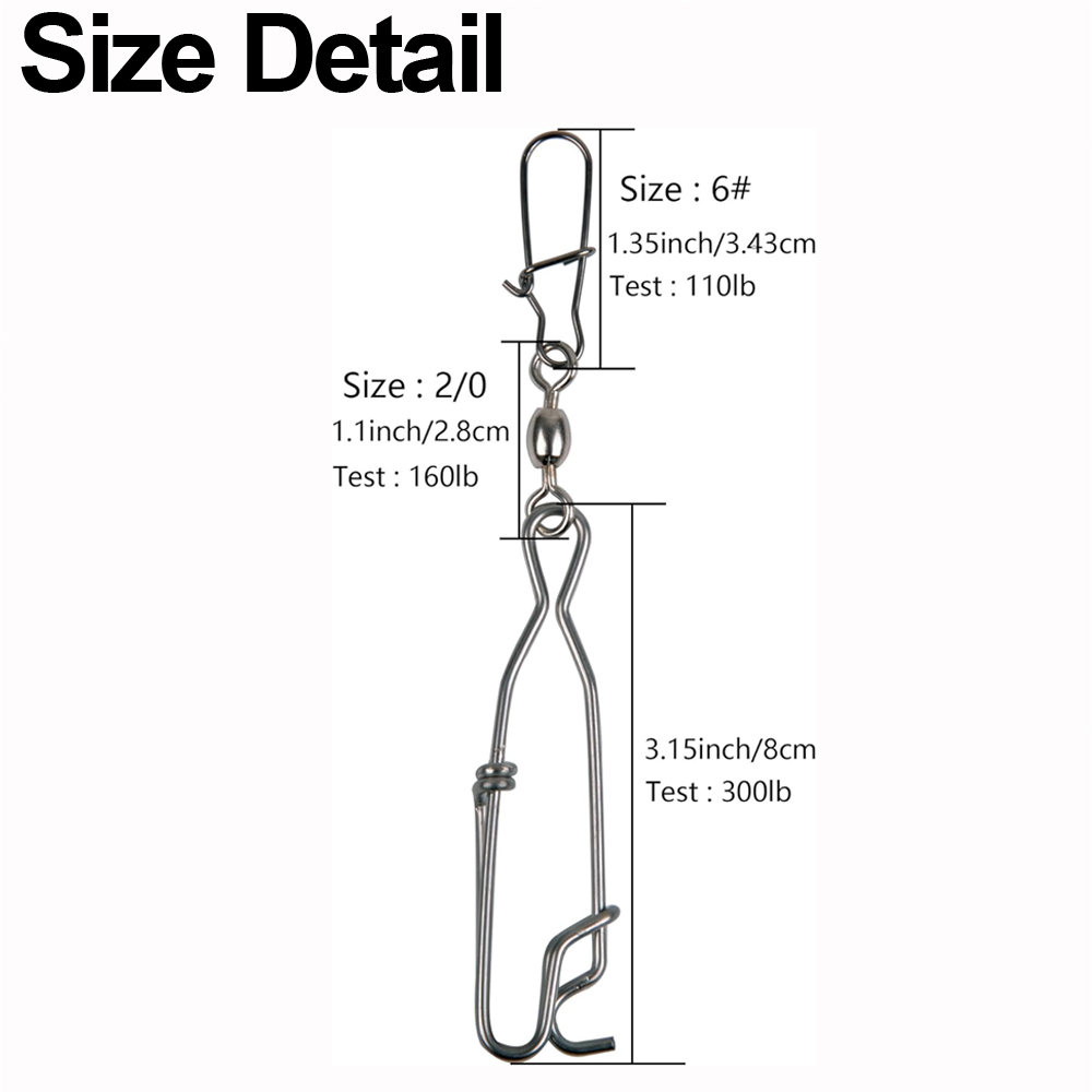 5Pcs Decoy Long Line Clips Lon - Saltwater Line avis et prix