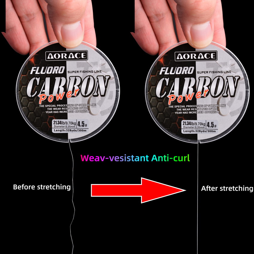 Aorace 300M Fluorocarbon Fishi - Ice Fishing Line avis et prix