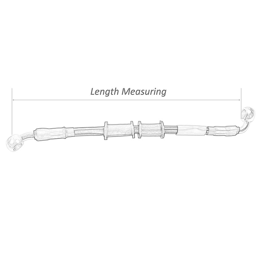 400mm-2400mm Brake Hose Hydrau - Braided Line avis et prix