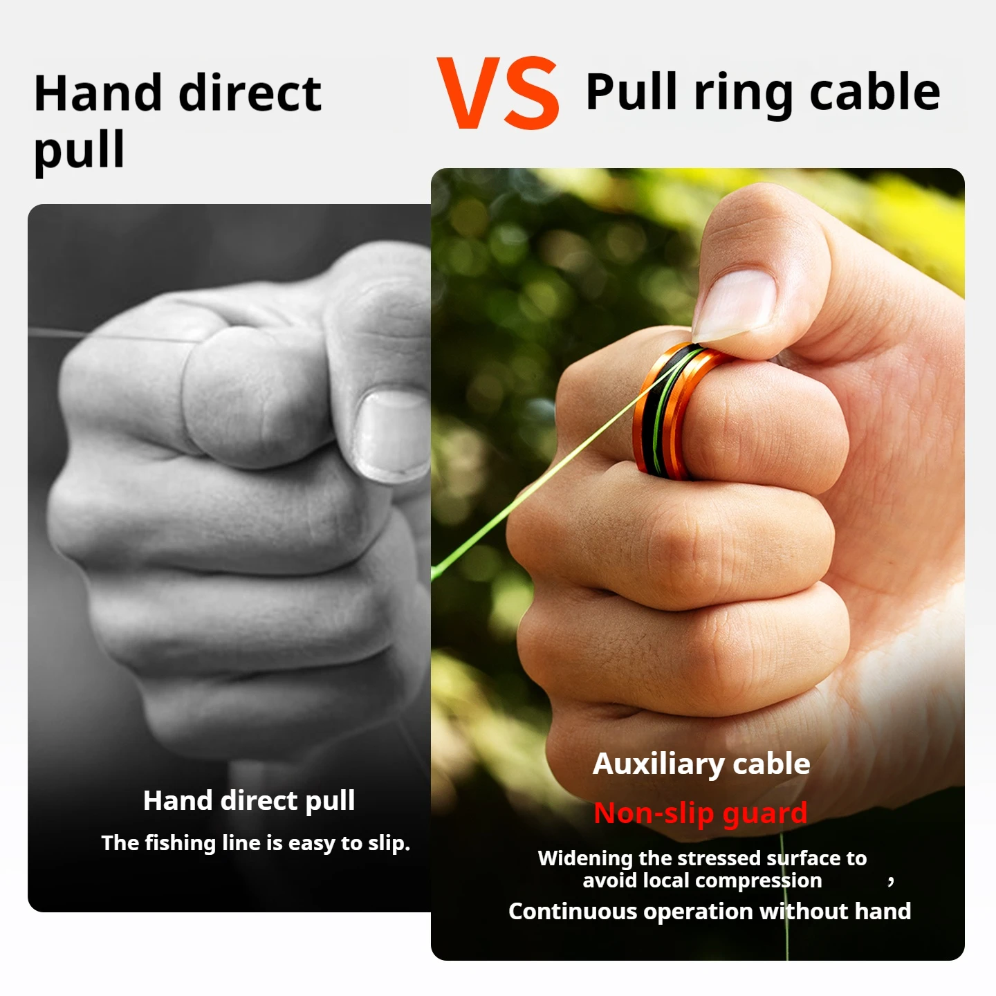 2/1pcs Alloy Cable Ring Fast L - Leader Line avis et prix