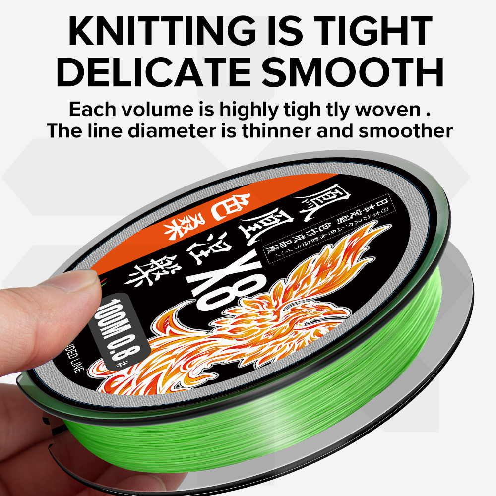 ZUKIBO Phoenix 8 Strand PE Bra - Ice Fishing Line avis et prix