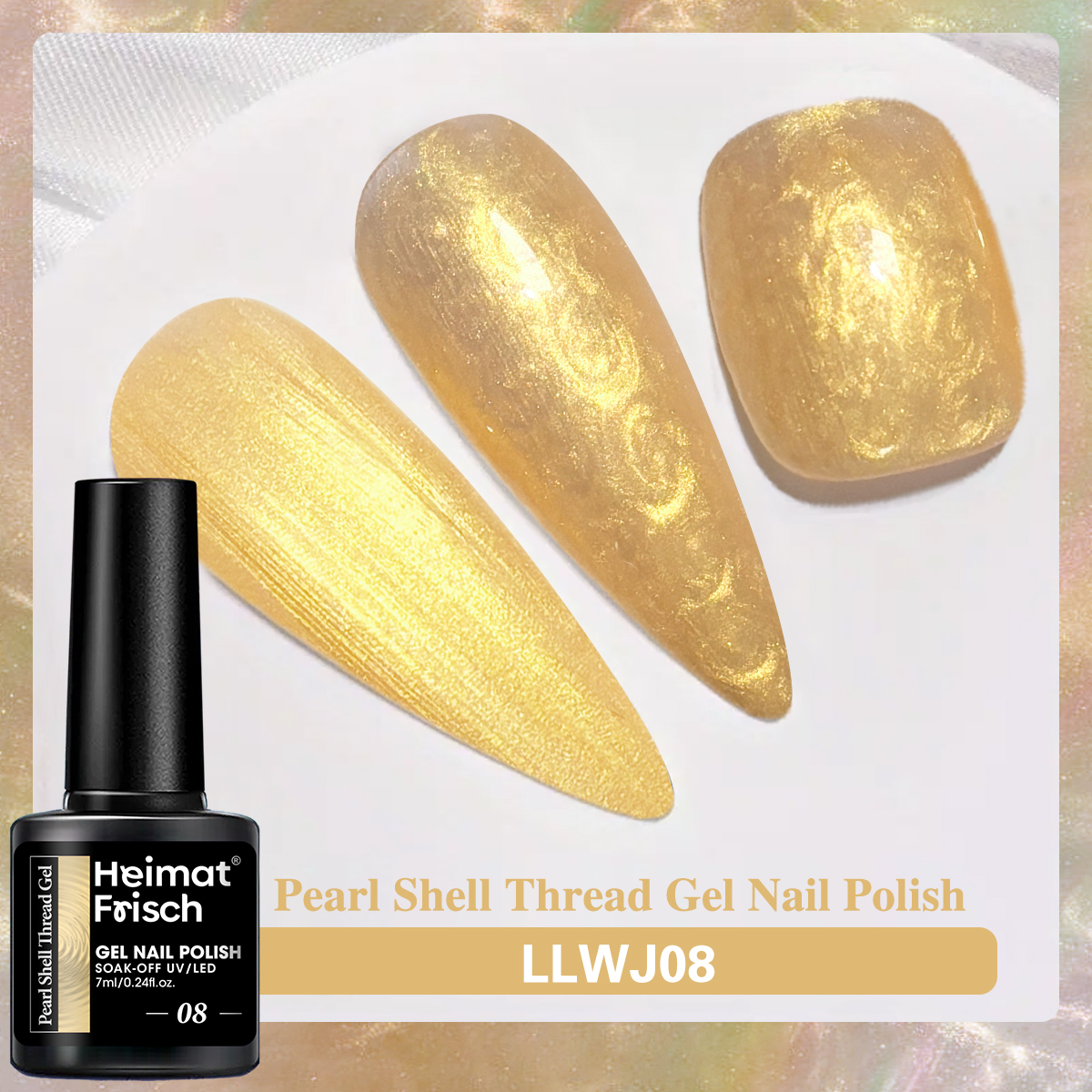 1 piece of shell line gel nail - Copolymer Line avis et prix