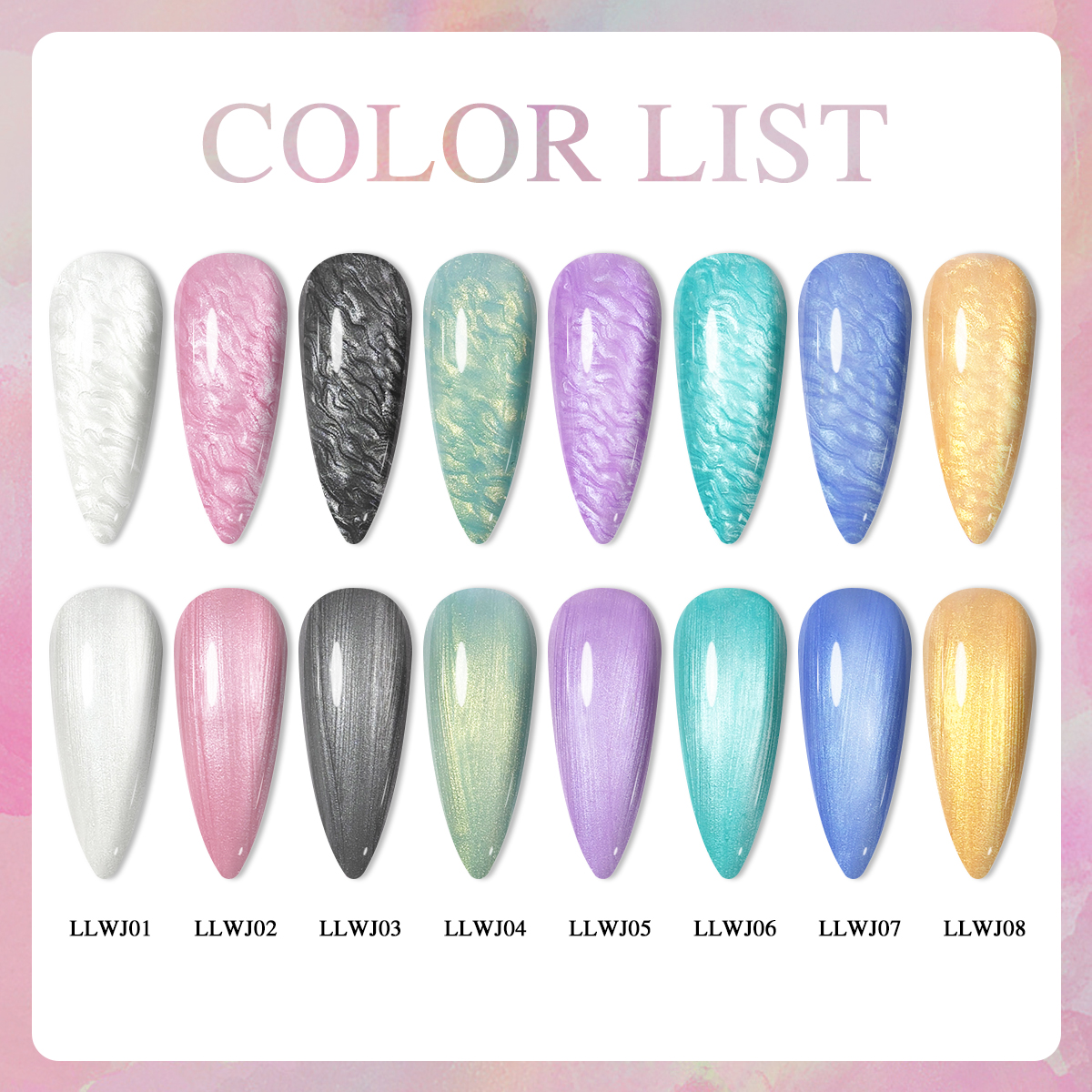 1 piece of shell line gel nail - Copolymer Line avis et prix