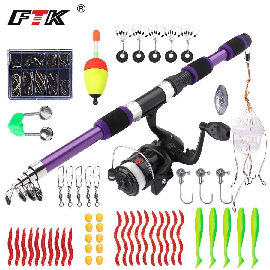 FTK 1.8M Portable Spinning Fis - Saltwater Line avis et prix