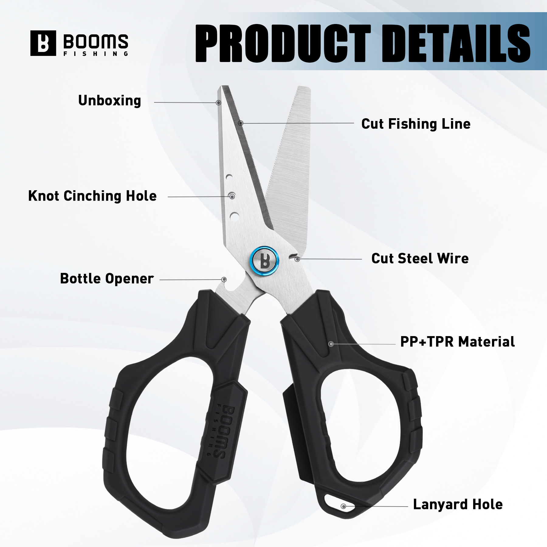 Booms Fishing S04 Fishing Scis - Fishing Line Cutter avis et prix