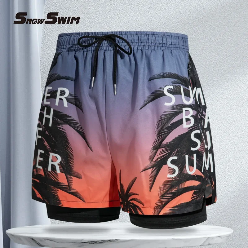 New Swim Trunks for Men Double - Saltwater Line avis et prix