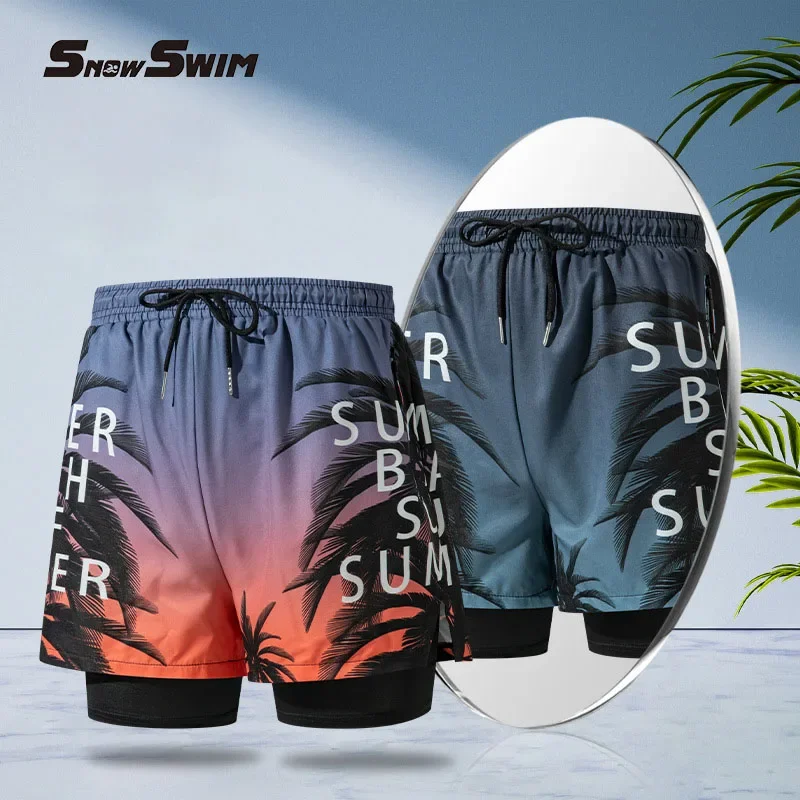 New Swim Trunks for Men Double - Saltwater Line avis et prix