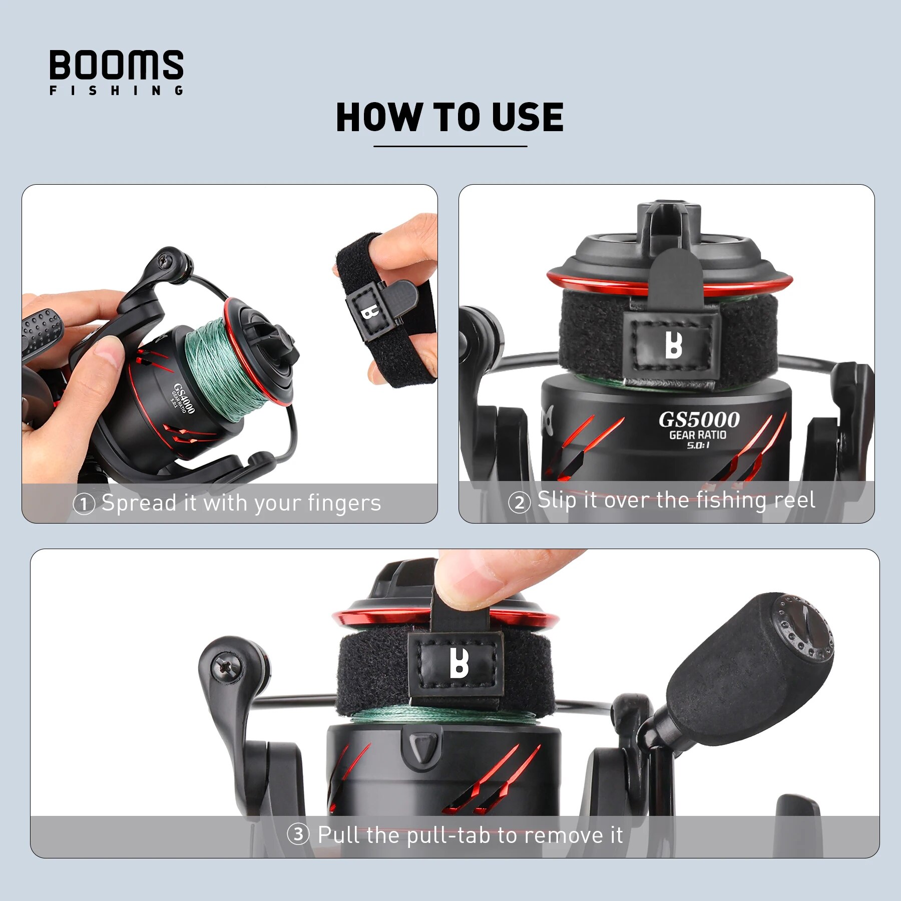 Booms Fishing SB1 4Pcs Spinnin - Fishing Line Spool avis et prix